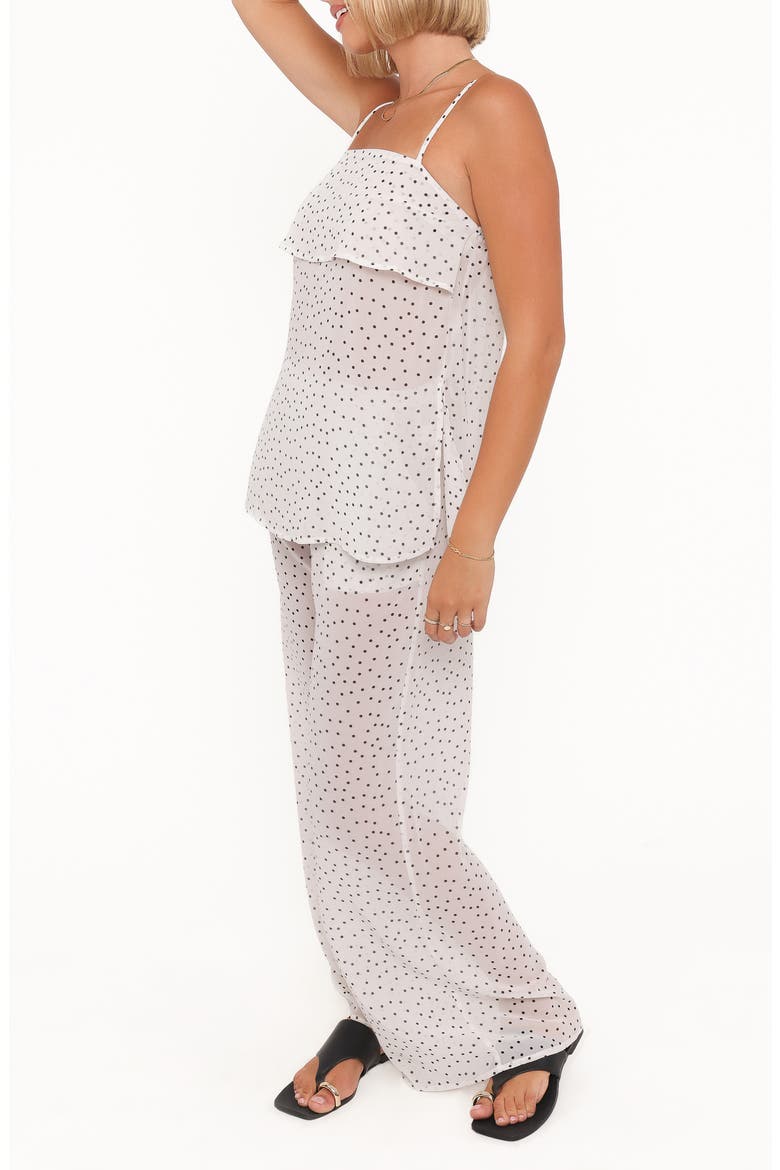 Hazel Cami & Pants Set, Alternate, color, CREAM POLKA DOT