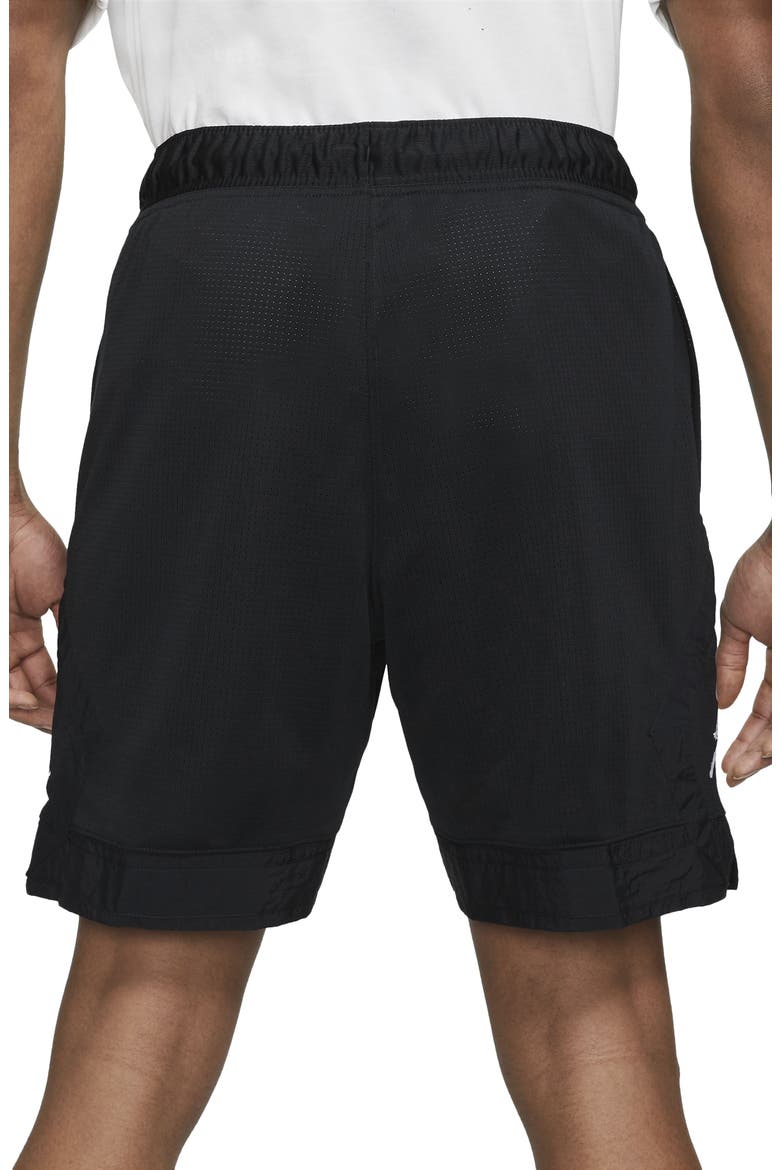Jumpman Diamond Mesh Basketball Shorts, Alternate, color, BLACK