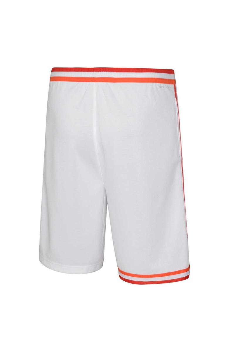 Nike Youth Nike White Miami Heat Hardwood Classics Swingman Shorts, Alternate, color, 