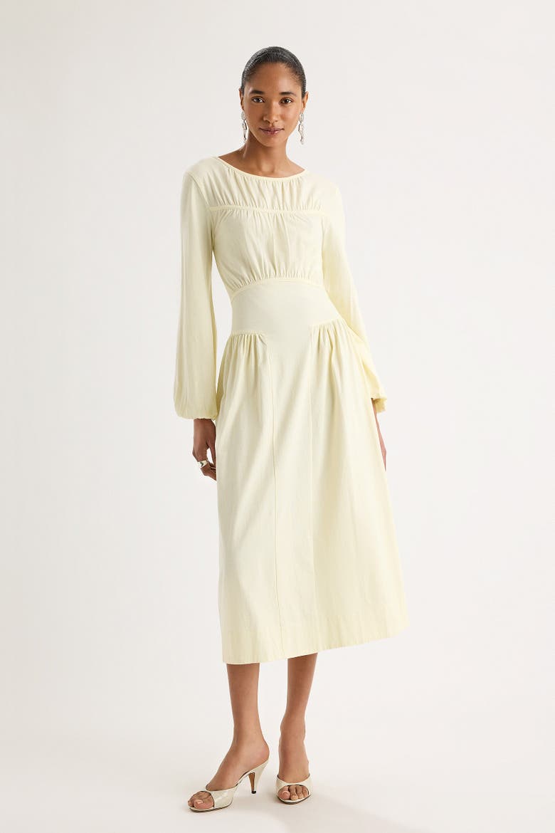 Nayeli Dress, Main, color, Straw