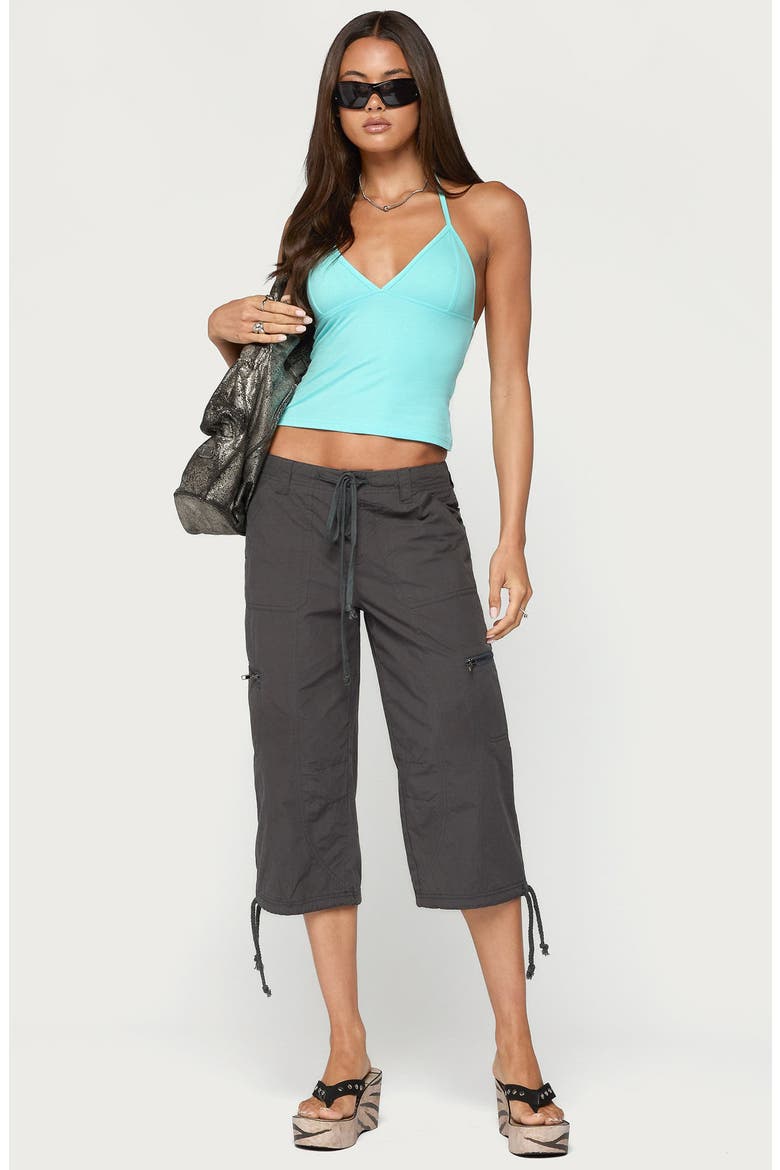 Noriah Halter Top, Alternate, color, TURQUOISE