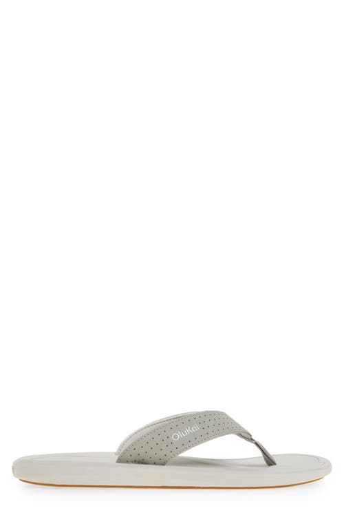 Olukai Ki Flip Flop In Gray