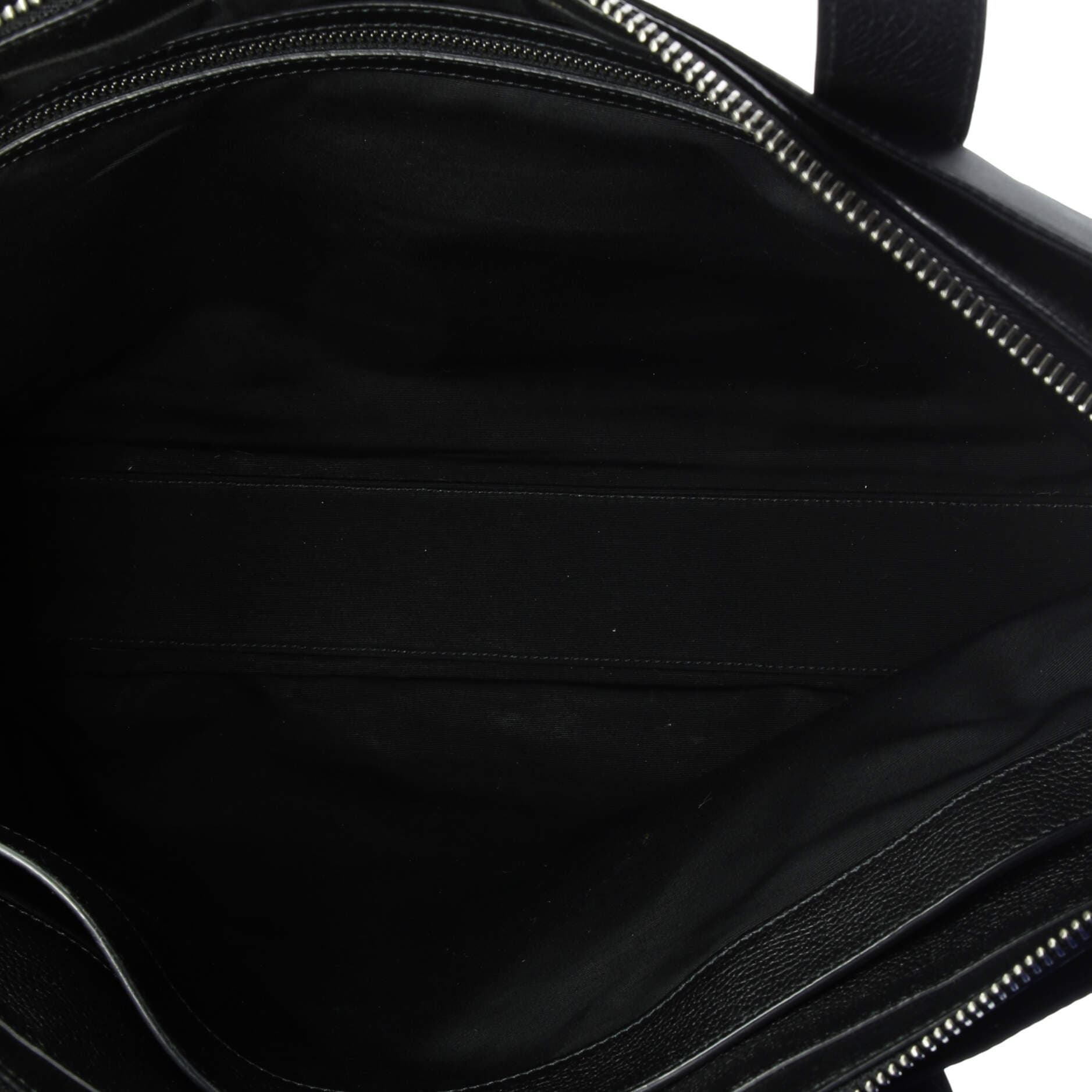 Fragment Zip Tote Nylon with Leather Medium, Alternate, color, Black