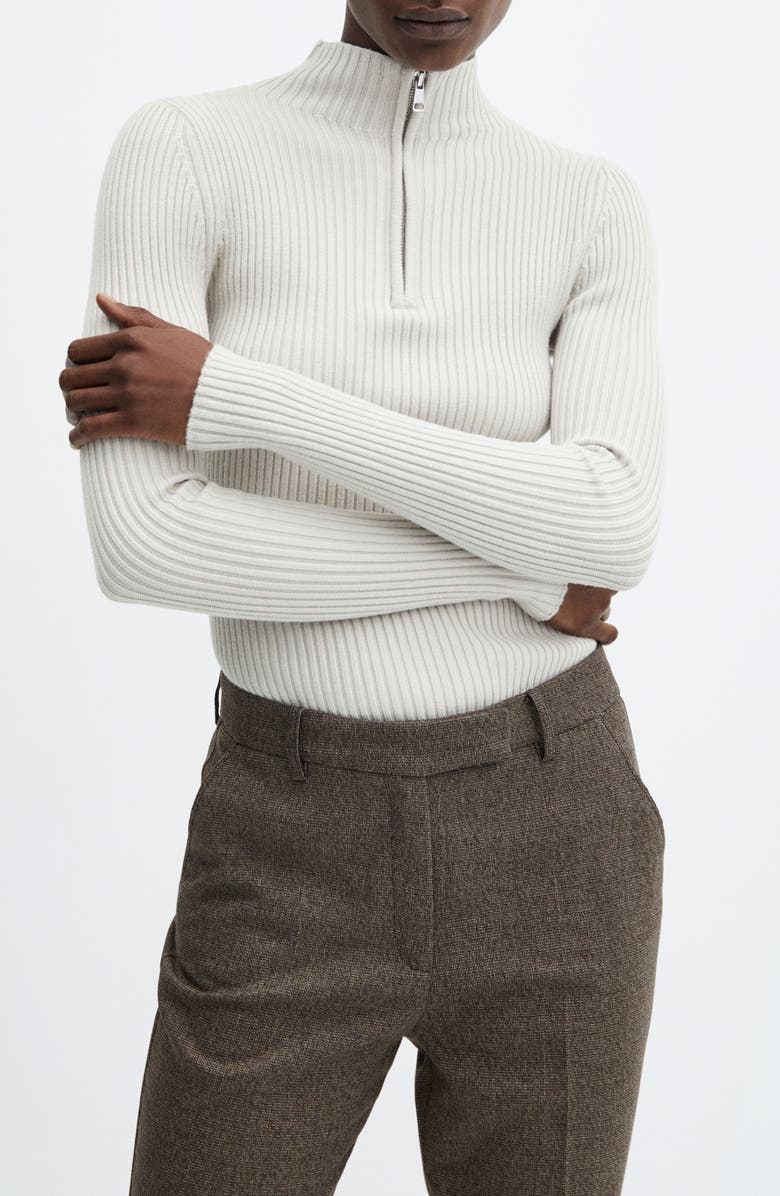 MANGO Ankle Skinny Suit Pants, Alternate, color, 