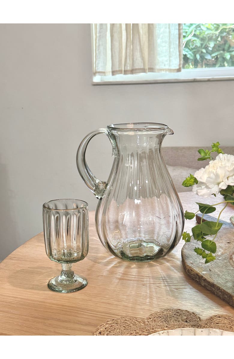 Villa Lua Home Handblown Camille Wine Glass - Set of 2, Alternate, color, Clear