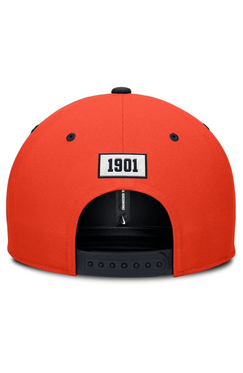 Nike Men's Nike Orange/Navy Detroit Tigers Cooperstown Collection Pro Performance Snapback Hat, Alternate, color, Orange