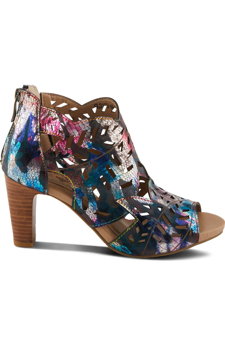 L'Artiste by Spring Step Amora Sandal, Alternate, color, Fuchsia Multi Metallic