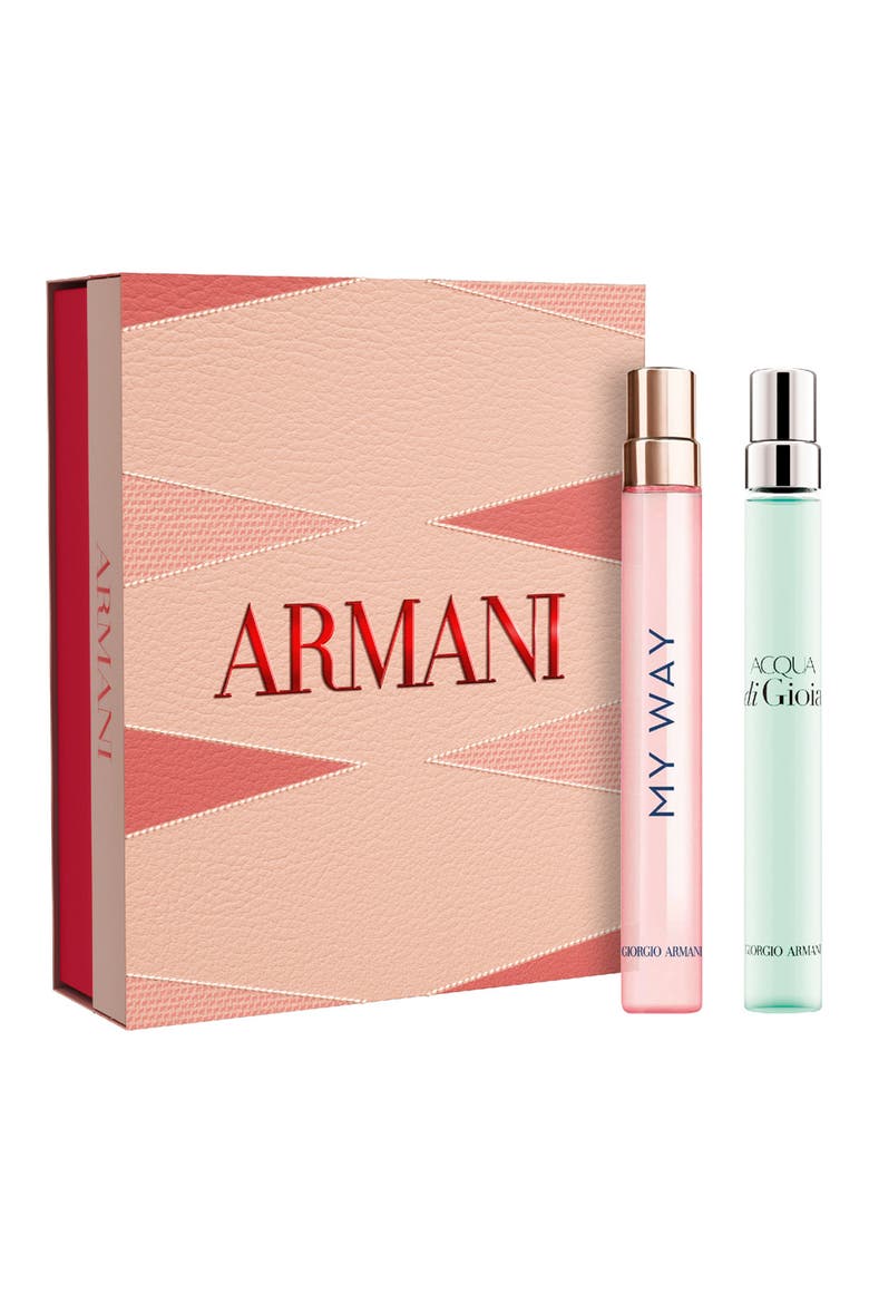 My Way & Acqua di Gioia Eau de Parfum Travel Sprays Set, Main, color, NO COLOR