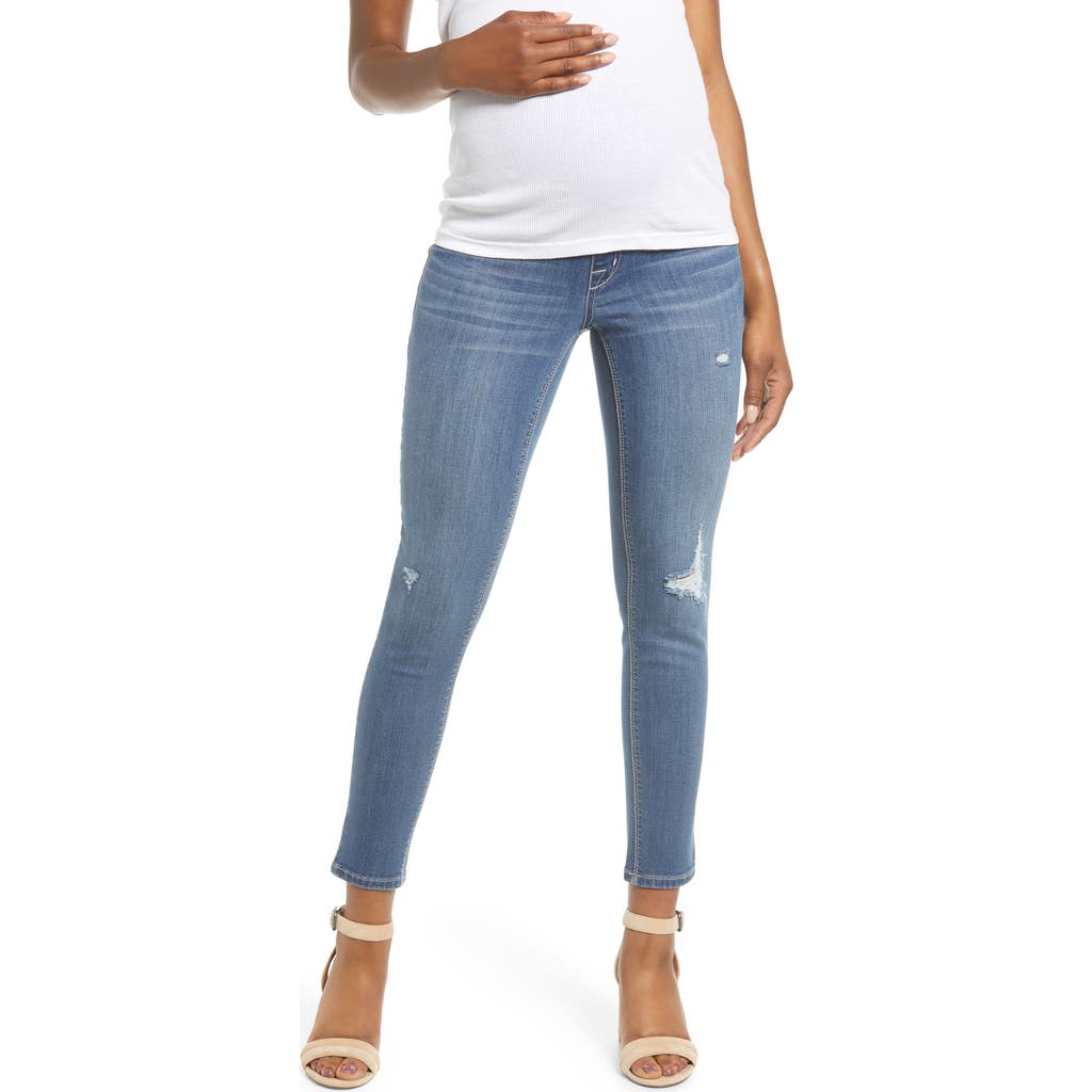 1822 Denim Distressed Ankle Maternity Skinny Jeans in Christina  product