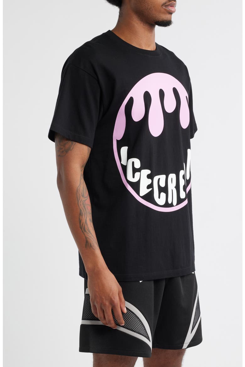 Drippy Graphic T-Shirt, Alternate, color, BLACK