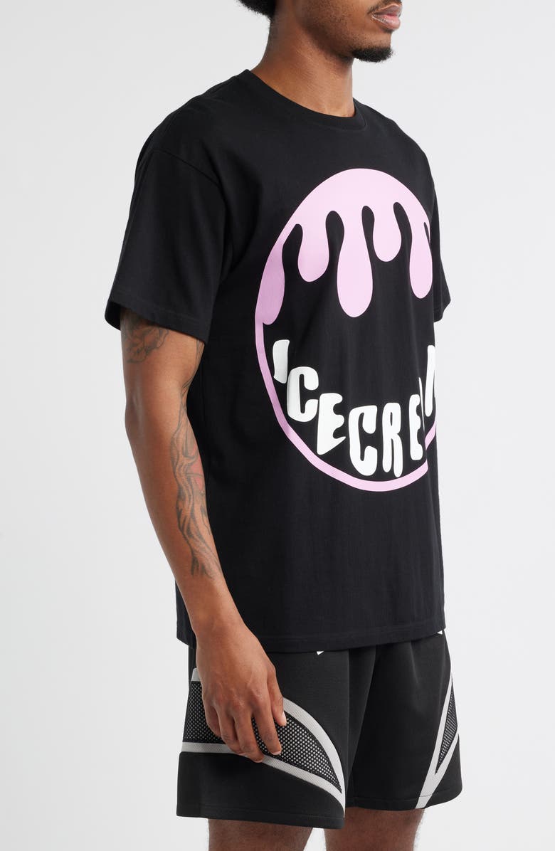 ICECREAM Drippy Graphic T-Shirt, Alternate, color, Black