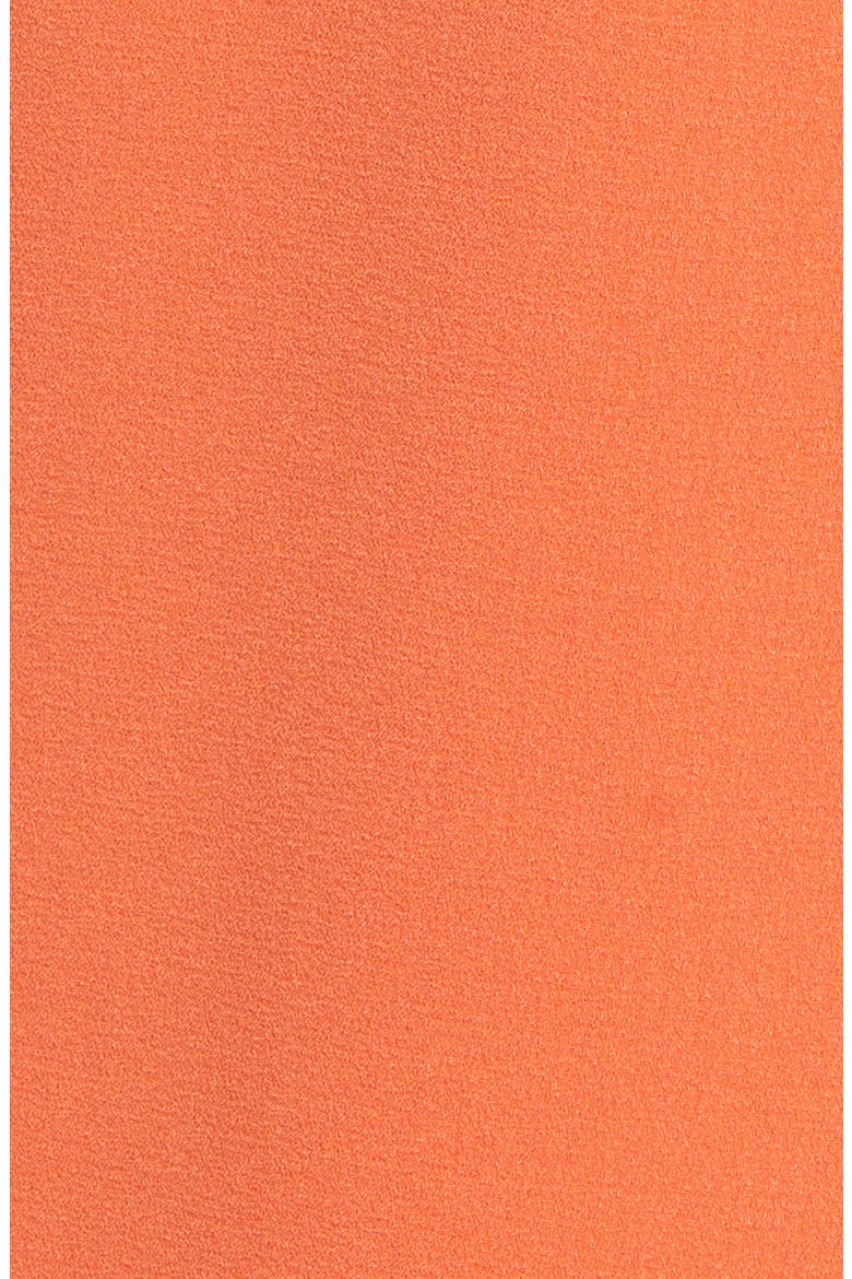 Tie Neck A-Line Dress, Alternate, color, TANGERINE