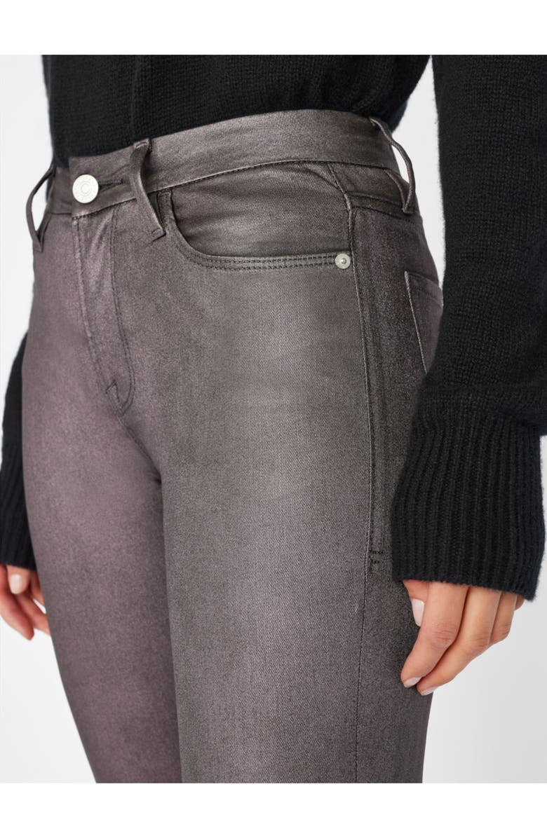 FRAME Le Crop Mini Boot Jeans, Alternate, color, Mahogany