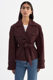 LAMARQUE Quinn | Cropped Trench Coat