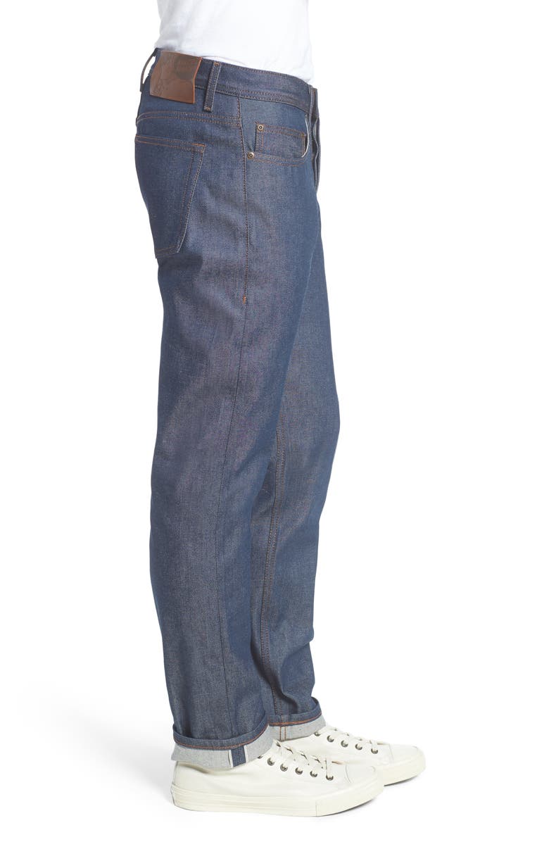 Naked & Famous Denim Weird Guy Regular Tapered Fit Raw Selvedge Jeans, Alternate, color,