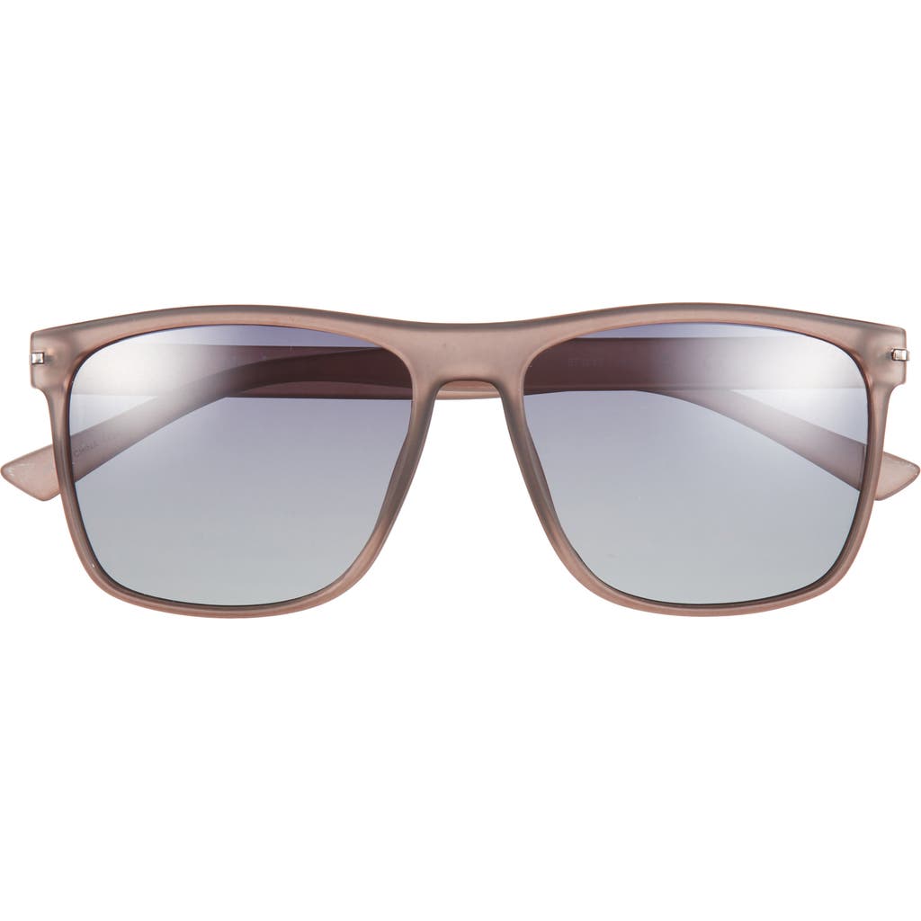 Hurley 56mm Polarized Square Sunglasses In Smoke