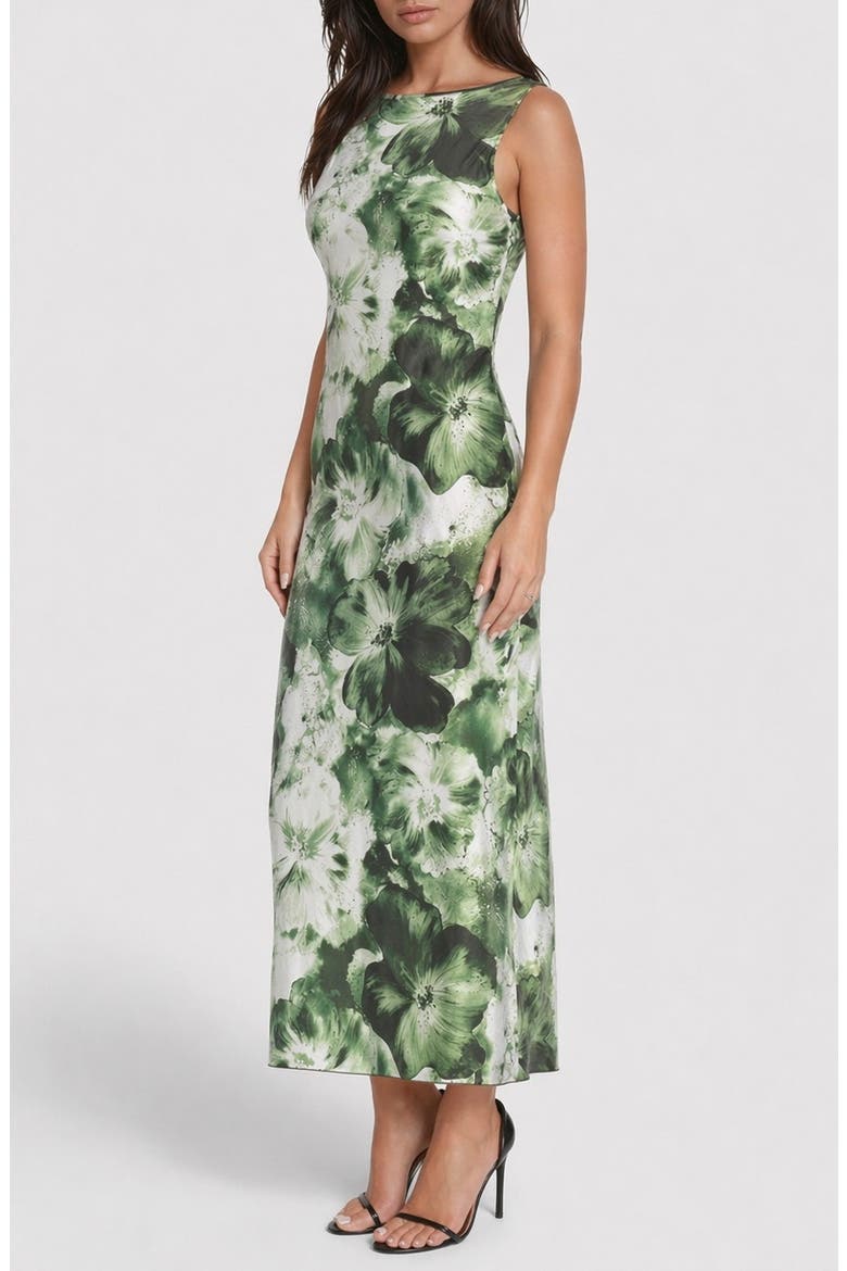 Sleeveless Maxi Dress, Alternate, color, OLIVE MULTI