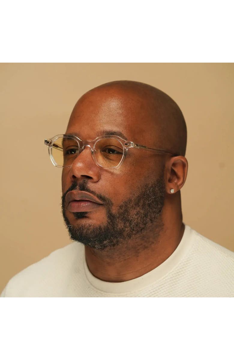 NCMPRBL Clearview 46mm Geometric Eyeglasses, Alternate, color, Clear