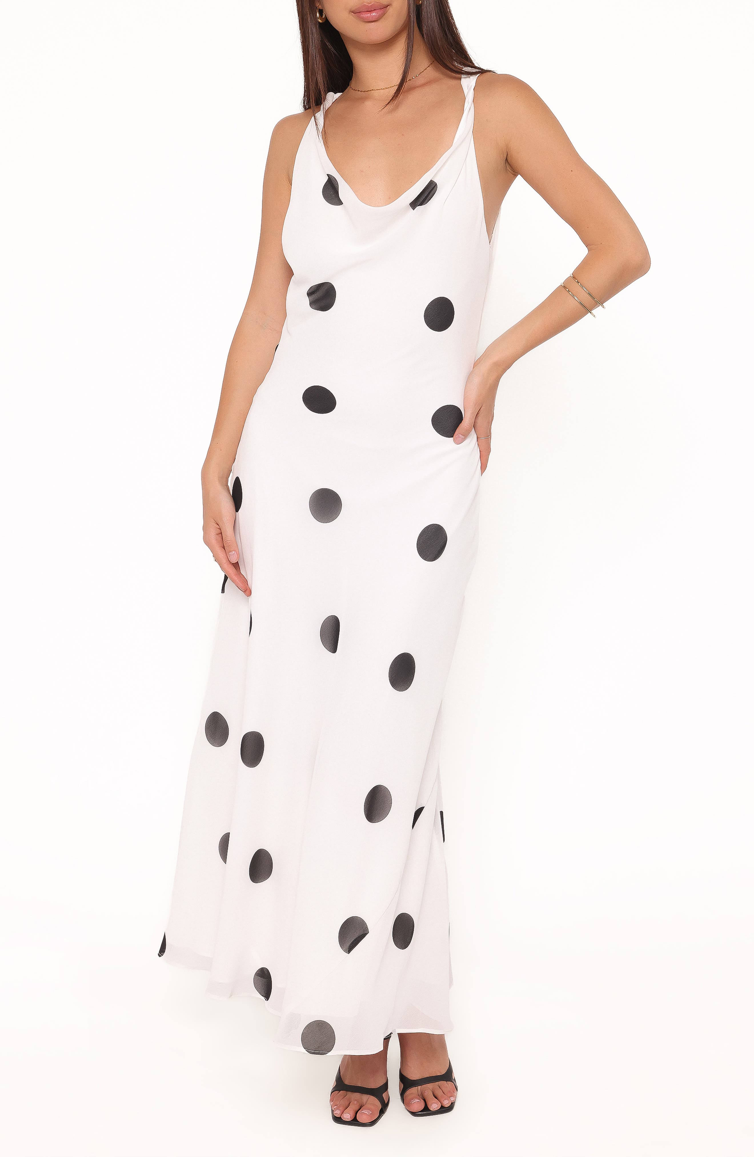 selected WHITE POLKA DOT