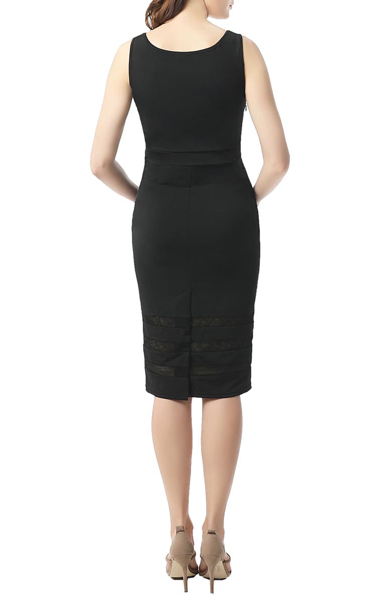 Kimi and Kai Valerie Maternity Midi Body-Con Dress, Alternate, color, 