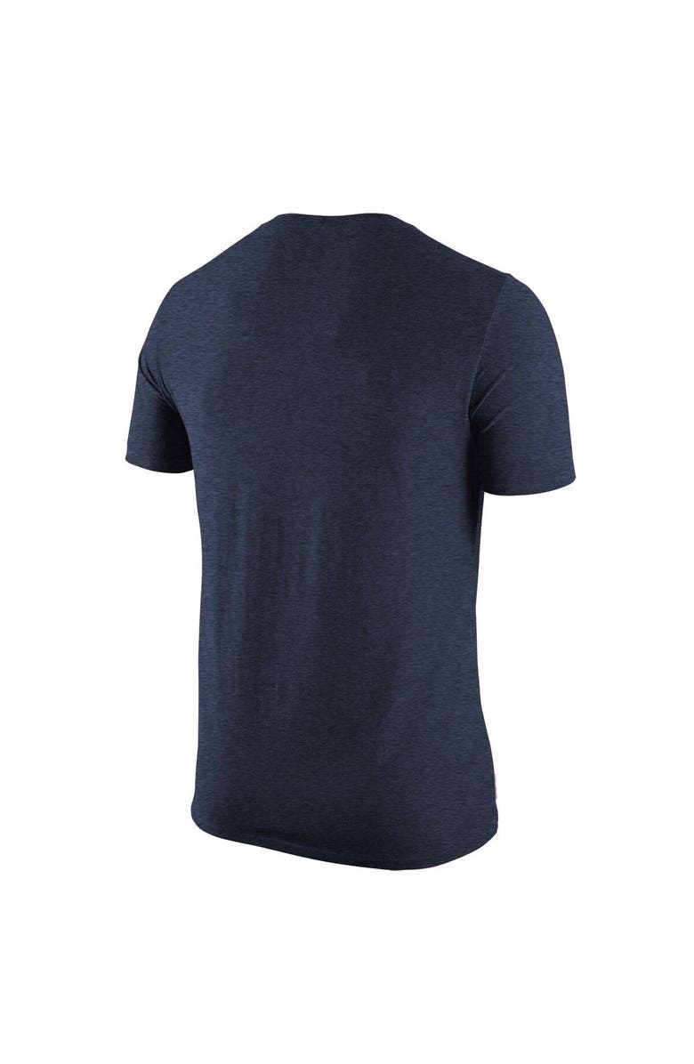 Nike Men's Nike Heather Navy Virginia Cavaliers Vintage Logo Tri-Blend T-Shirt, Alternate, color, 
