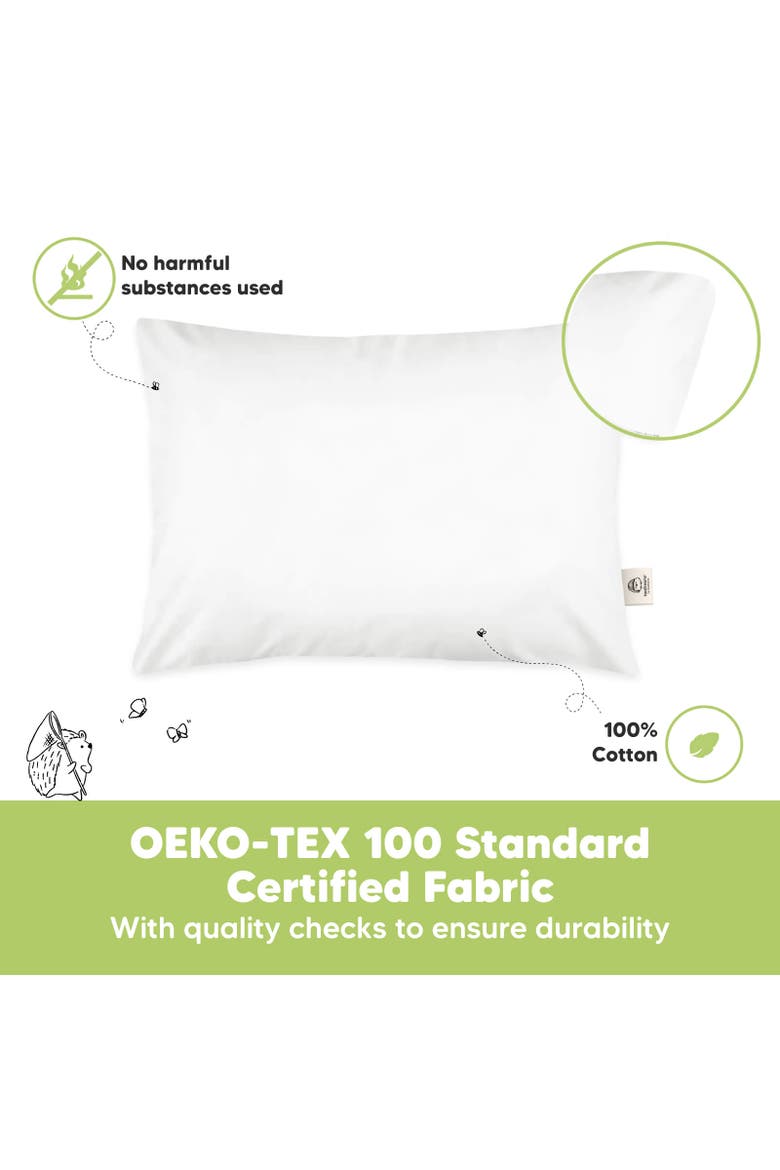 1pk Toddler Pillow, Alternate, color, Soft White