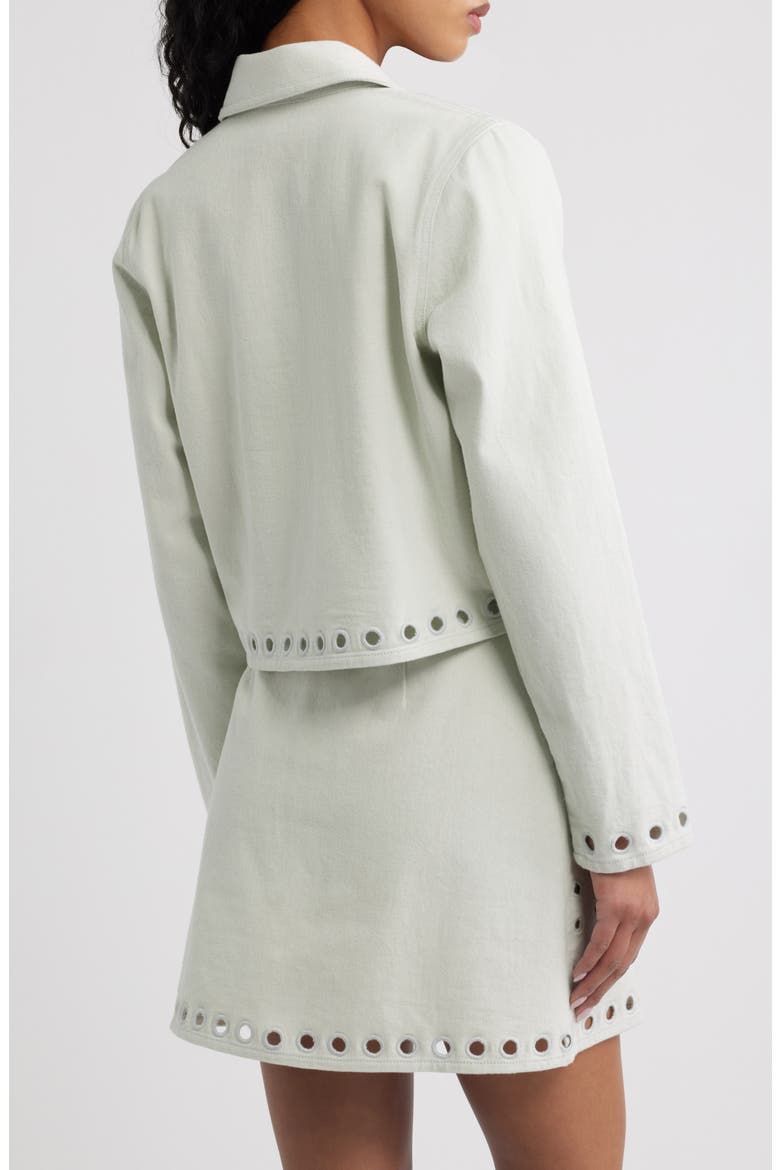 Adare Eyelet Jacket, Alternate, color, SKYWRITING