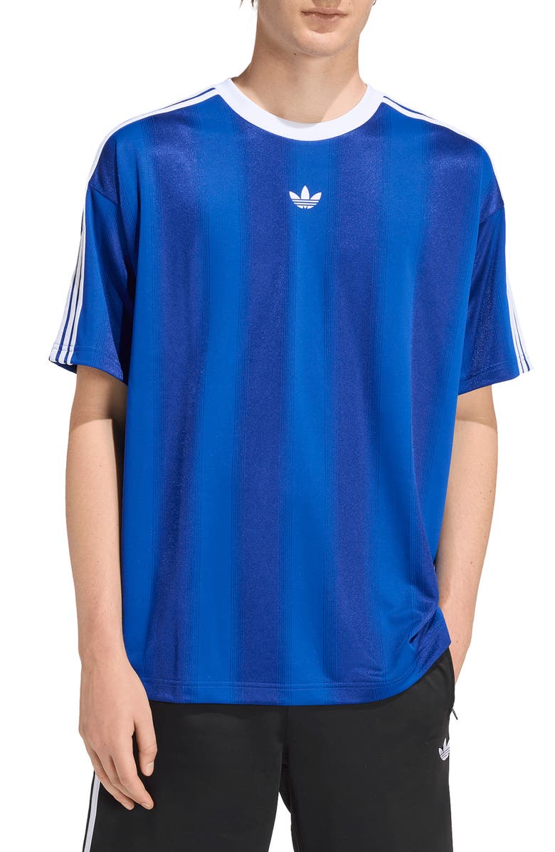 adidas Adicolor Recycled Polyester Jacquard Jersey, Main, color, Collegiate Royal