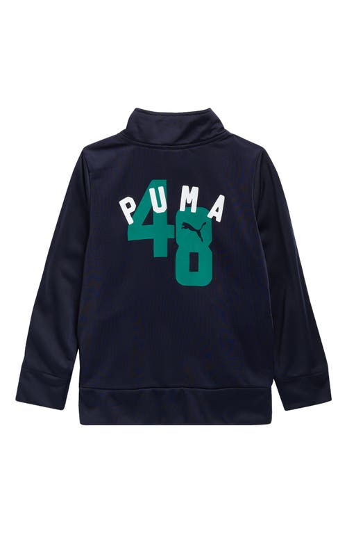 Puma Kids' Tricot Track Jacket & Joggers Set In Black