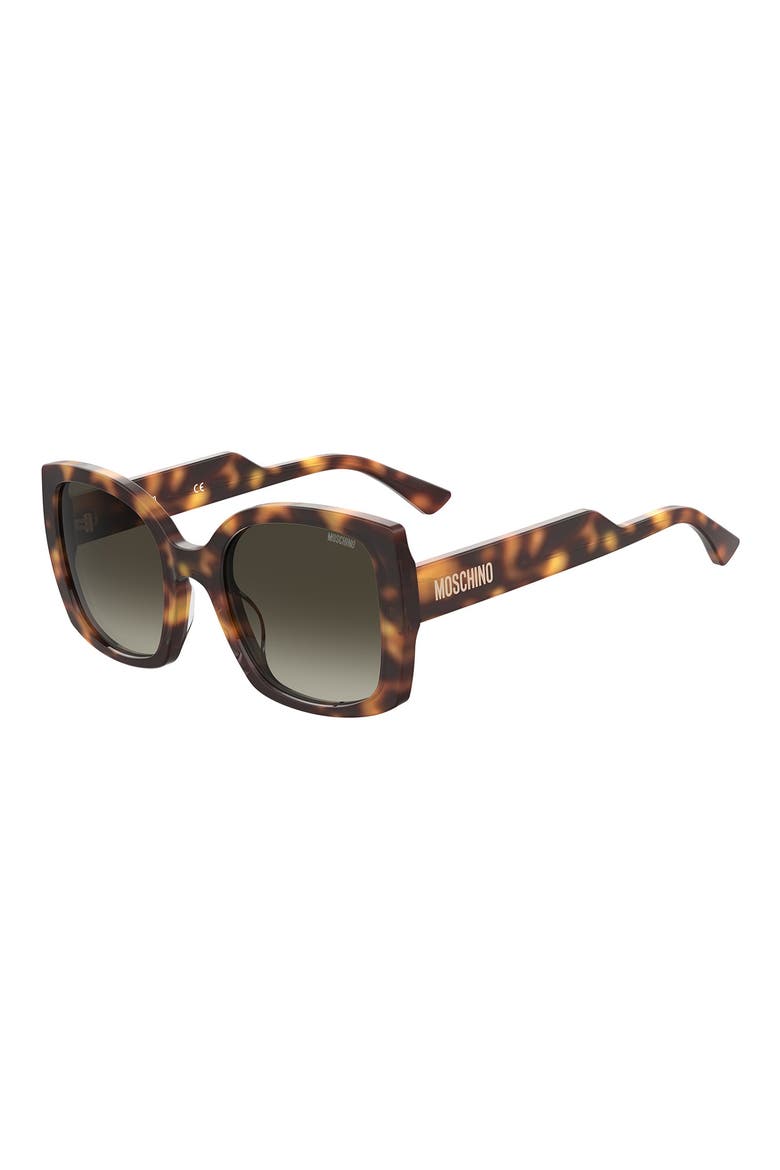 54mm Gradient Square Sunglasses, Alternate, color, 005L-HA
