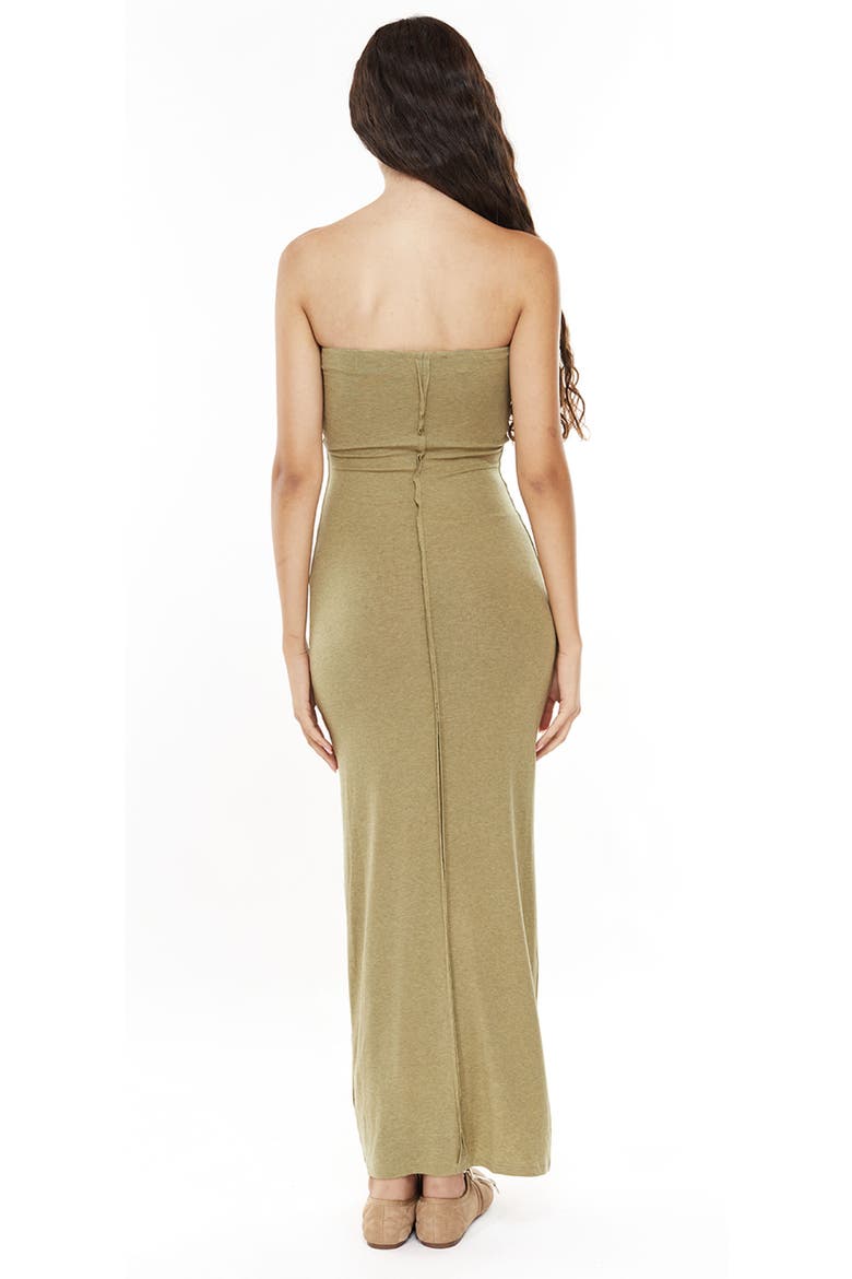 Papper Strapless Maxi Dress, Alternate, color, Green