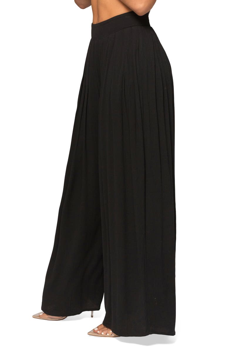 JLUXLABEL After Sunset Pleated Wide Leg Pants, Alternate, color, 