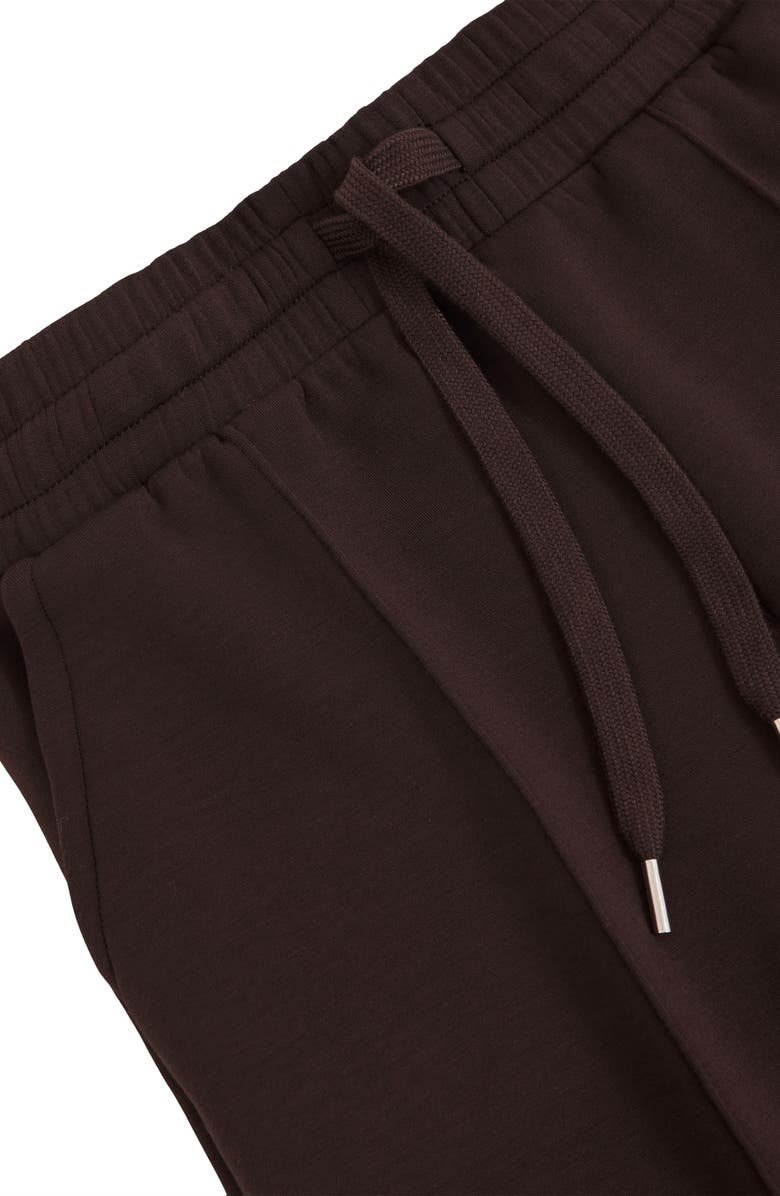 Reiss Jemma Pintuck Pleat Front Drawstring Pants, Alternate, color, Dark Chocolate