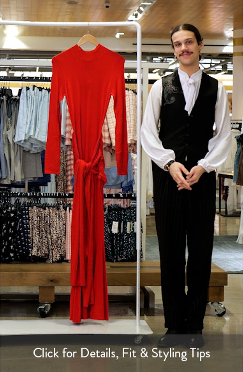 Imogen Drape Mermaid Gown, sales video thumbnail