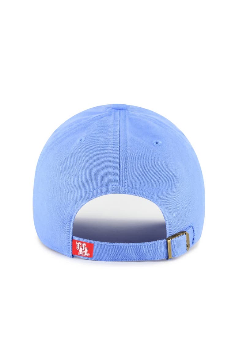 Men's '47 Light Blue Houston Cougars Script Clean Up Adjustable Hat, Alternate, color, Light Blue