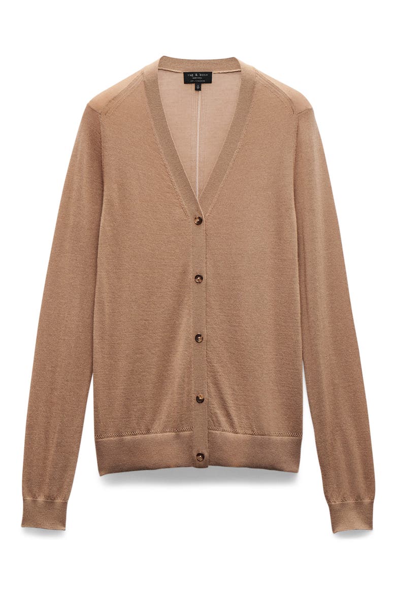 Adeline Cashmere Cardigan, Alternate, color, CAMEL