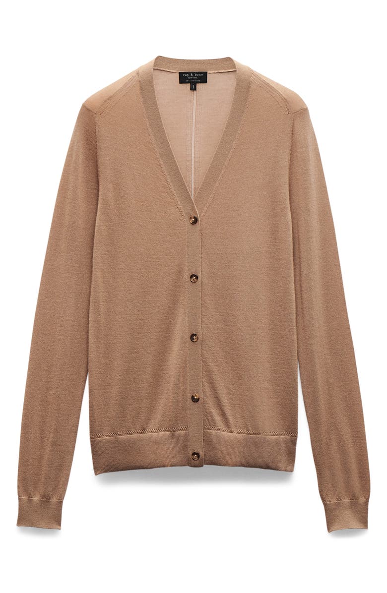 rag 
bone Adeline Cashmere Cardigan, Alternate, color, Camel