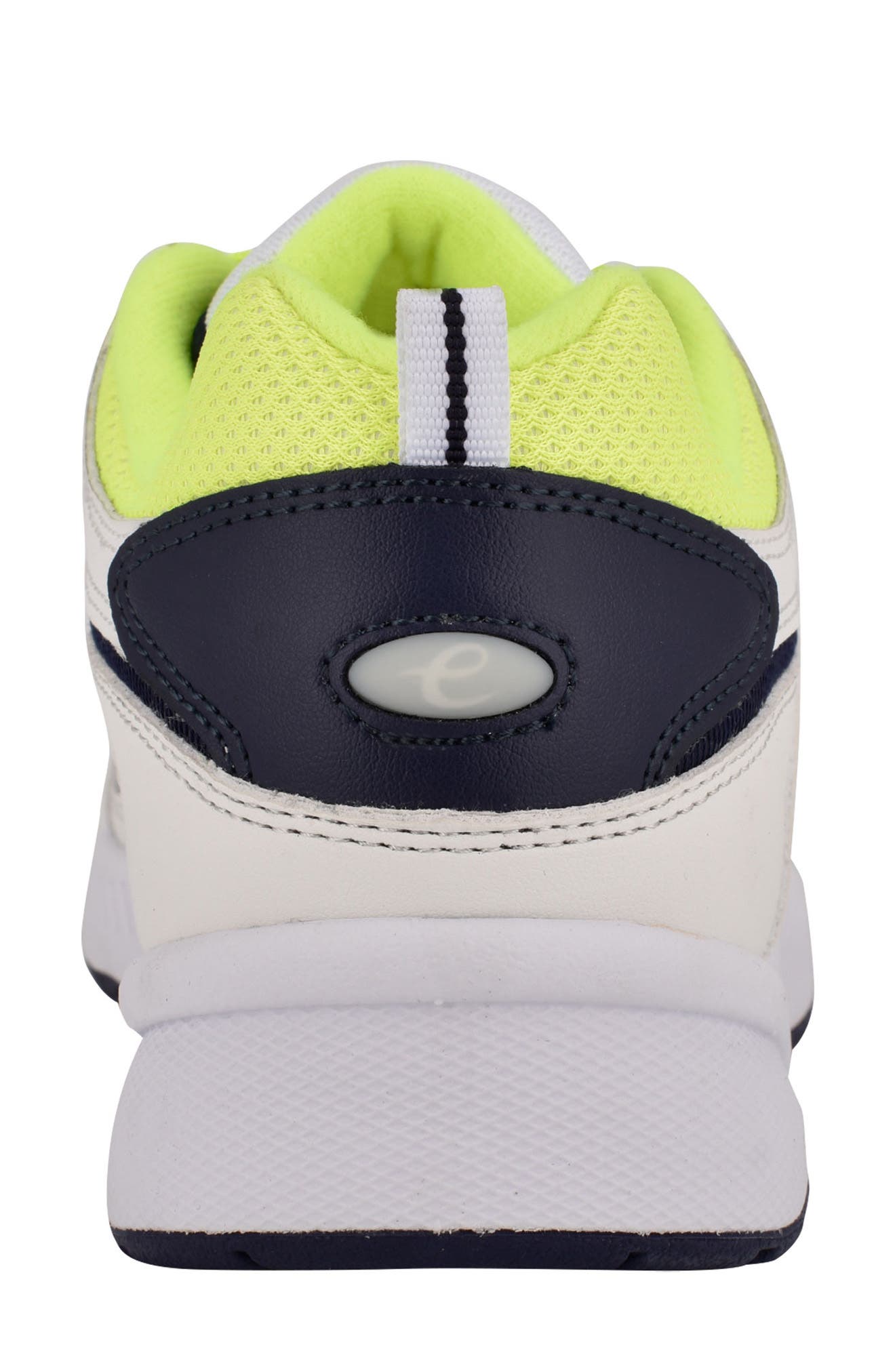 Romy Sneaker, Alternate, color, WHITE/ ECLIPSE/ SAFETY YELLOW