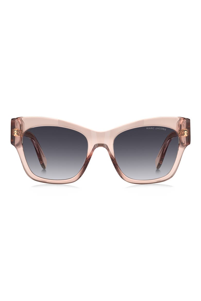 MARC 762/S 54mm Gradient Rectangular Sunglasses, Main, color, PINK