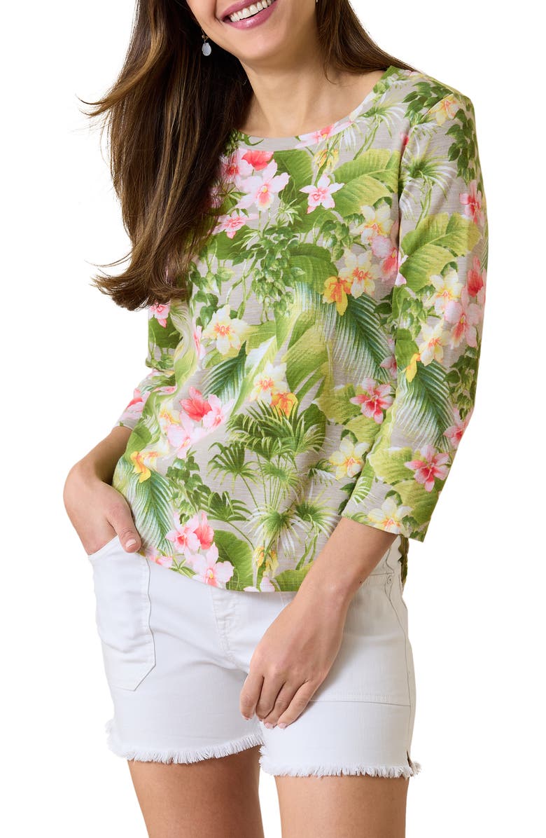 Tommy Bahama Ashby Isles Riviera Floral Cotton T-Shirt, Main, color, 