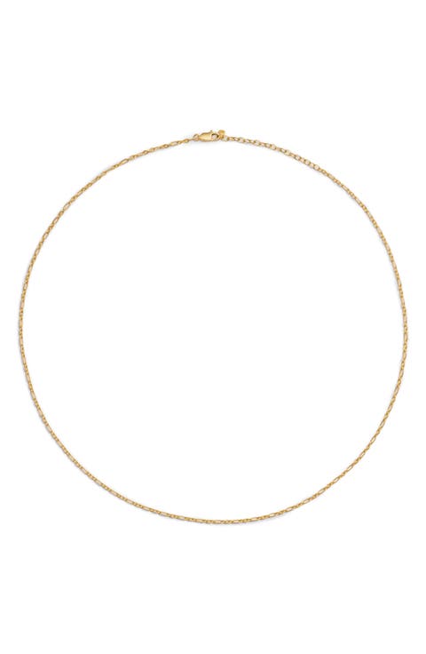 Textured Chain Link Necklace