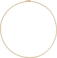 Monica Vinader Textured Chain Link Necklace