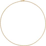 Monica Vinader Textured Chain Link Necklace