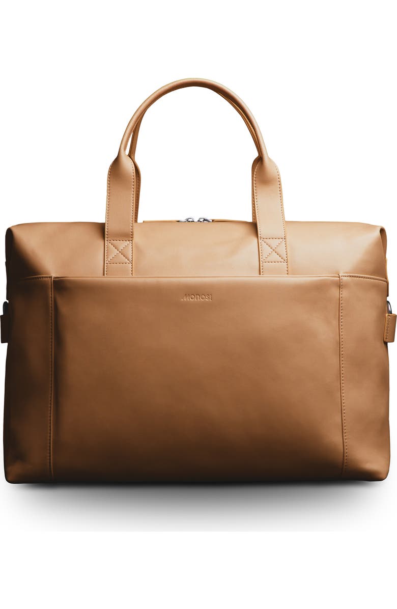 Monos Metro Faux Leather Duffle Bag with Detachable Pouch, Alternate, color,