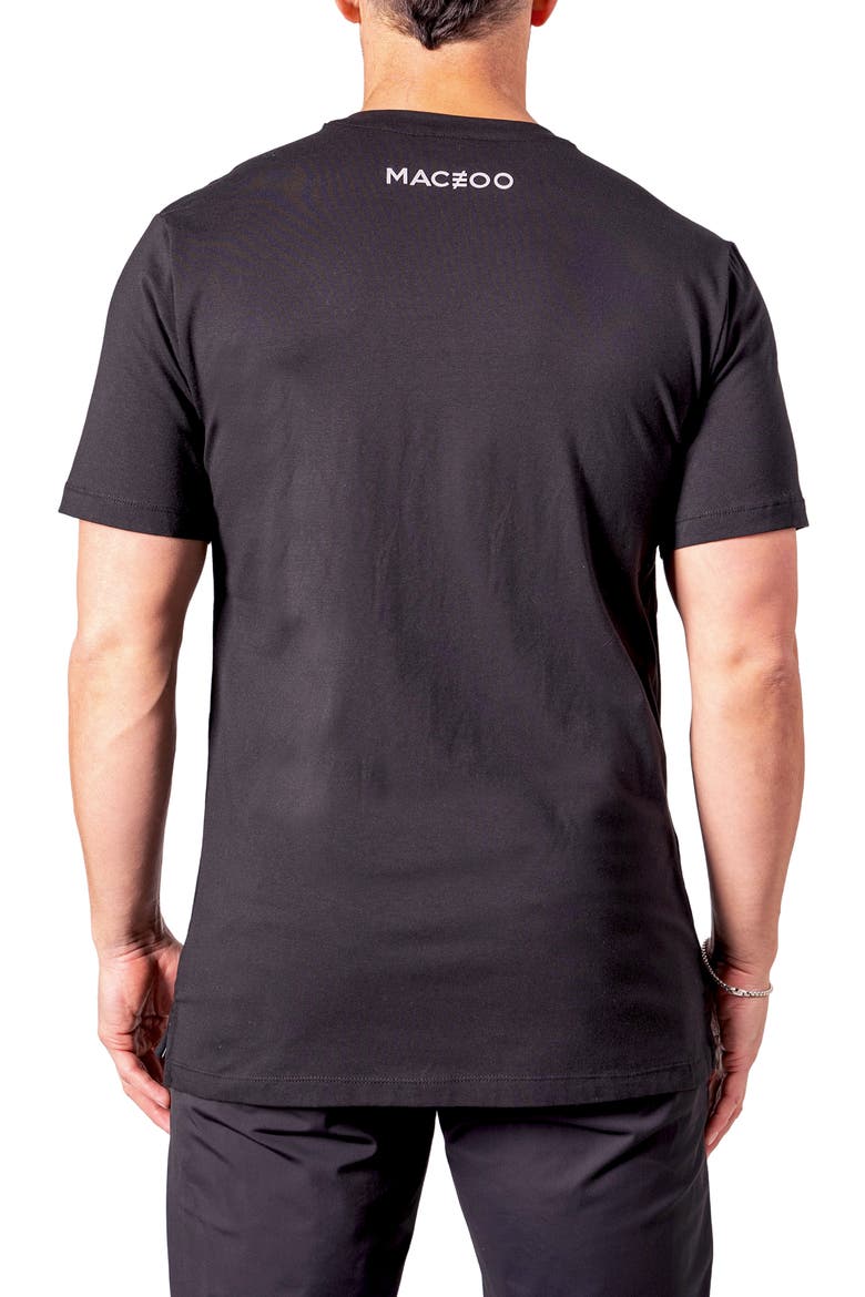 Pixel Skull Graphic T-Shirt, Alternate, color, BLACK