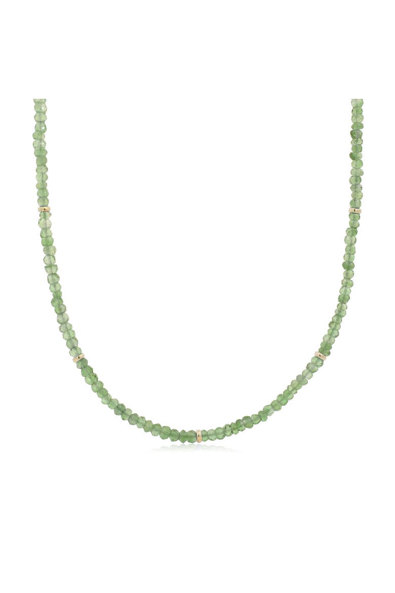 Peridot Bead Necklace, Main, color, Peridot