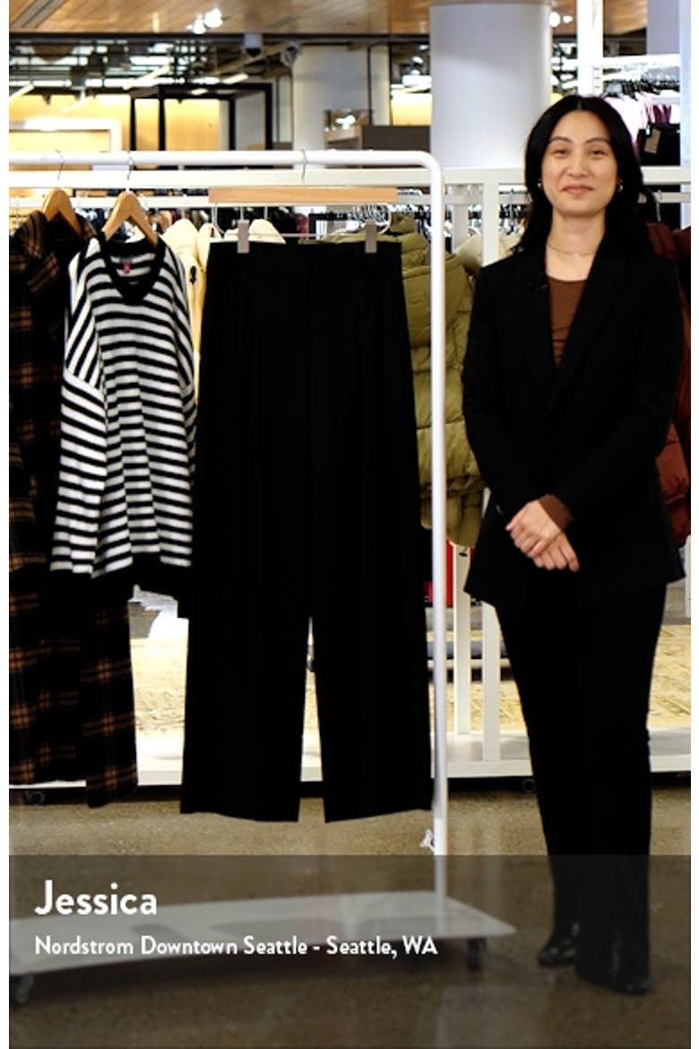 New Didi Wool Stretch Twill Wide Leg Pants video