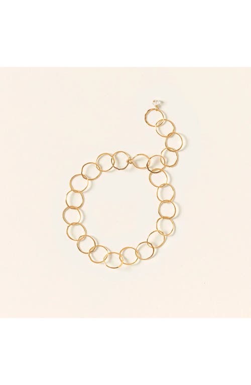 Britta Ambauen 14k Gold Fill Herkimer Diamond Sparkle Bracelet In Gold