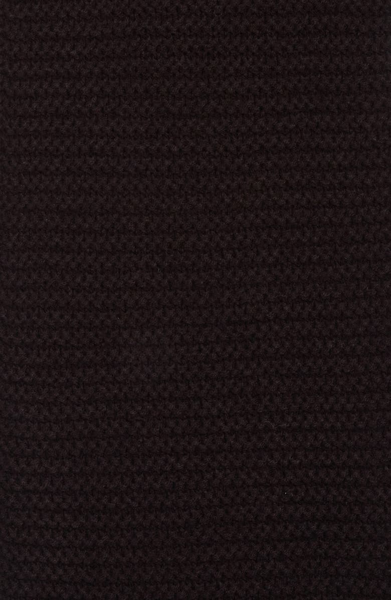 UGG<sup>®</sup> UGG Fringe Trim Knit Scarf, Alternate, color, Black