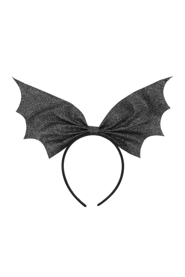 Oversized Bat Bow Black, Main, color, Black